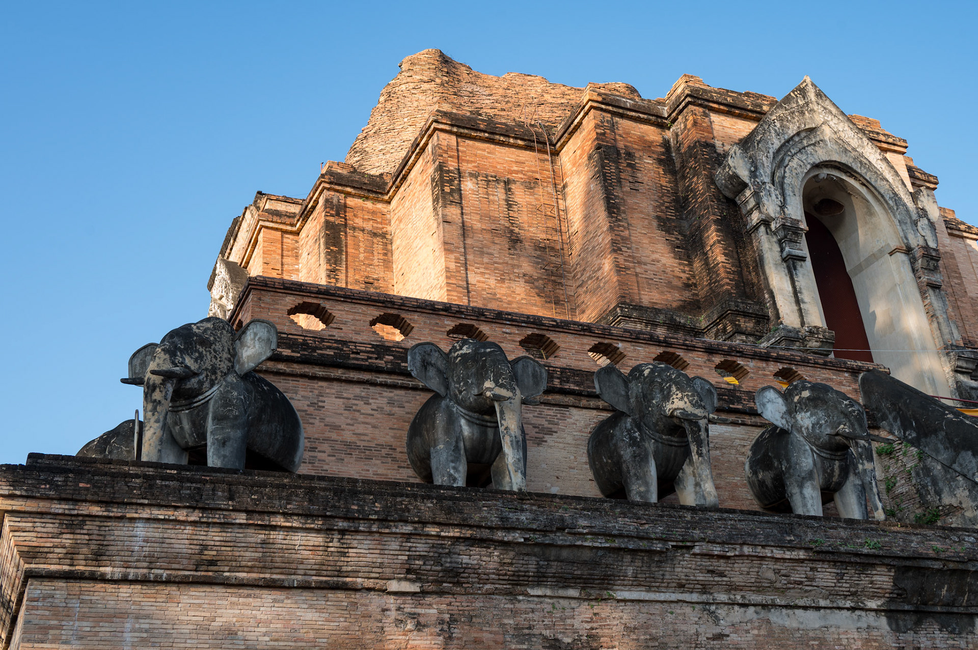 Elephants, Wat Chedi Luang