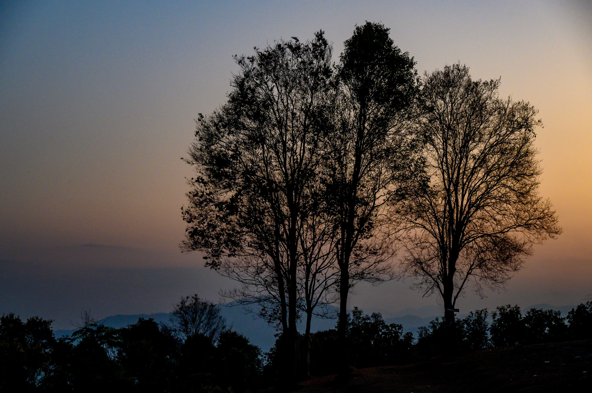 Doi Bo lookout, dusk