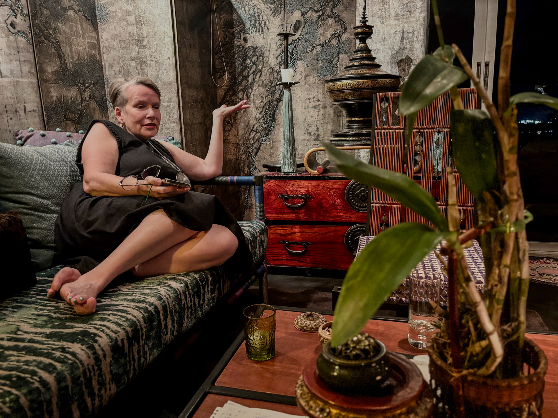 Sabina in her element