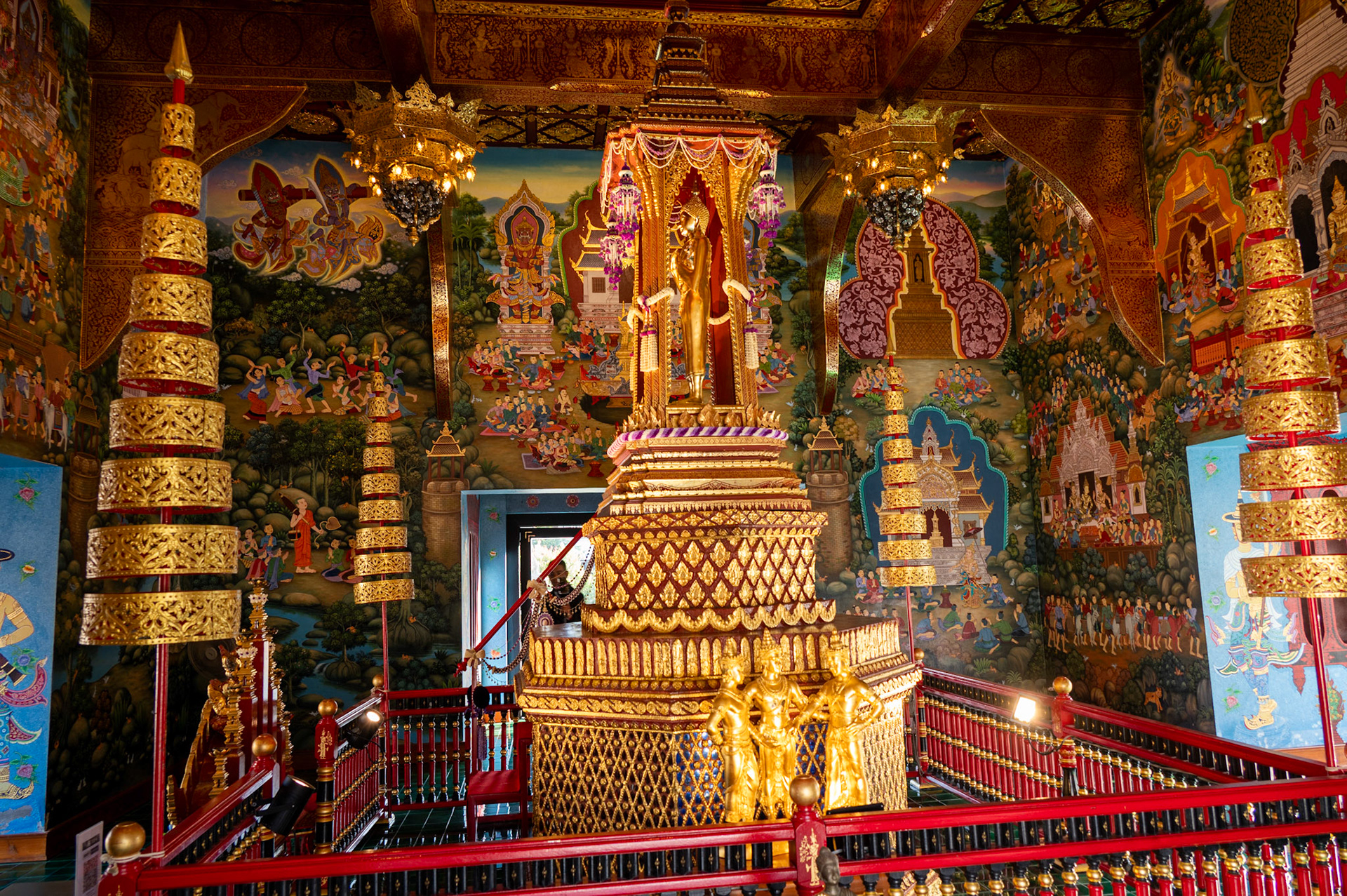 Hor Inthakhin (city pillar shrine) in Wat Chedi Luang