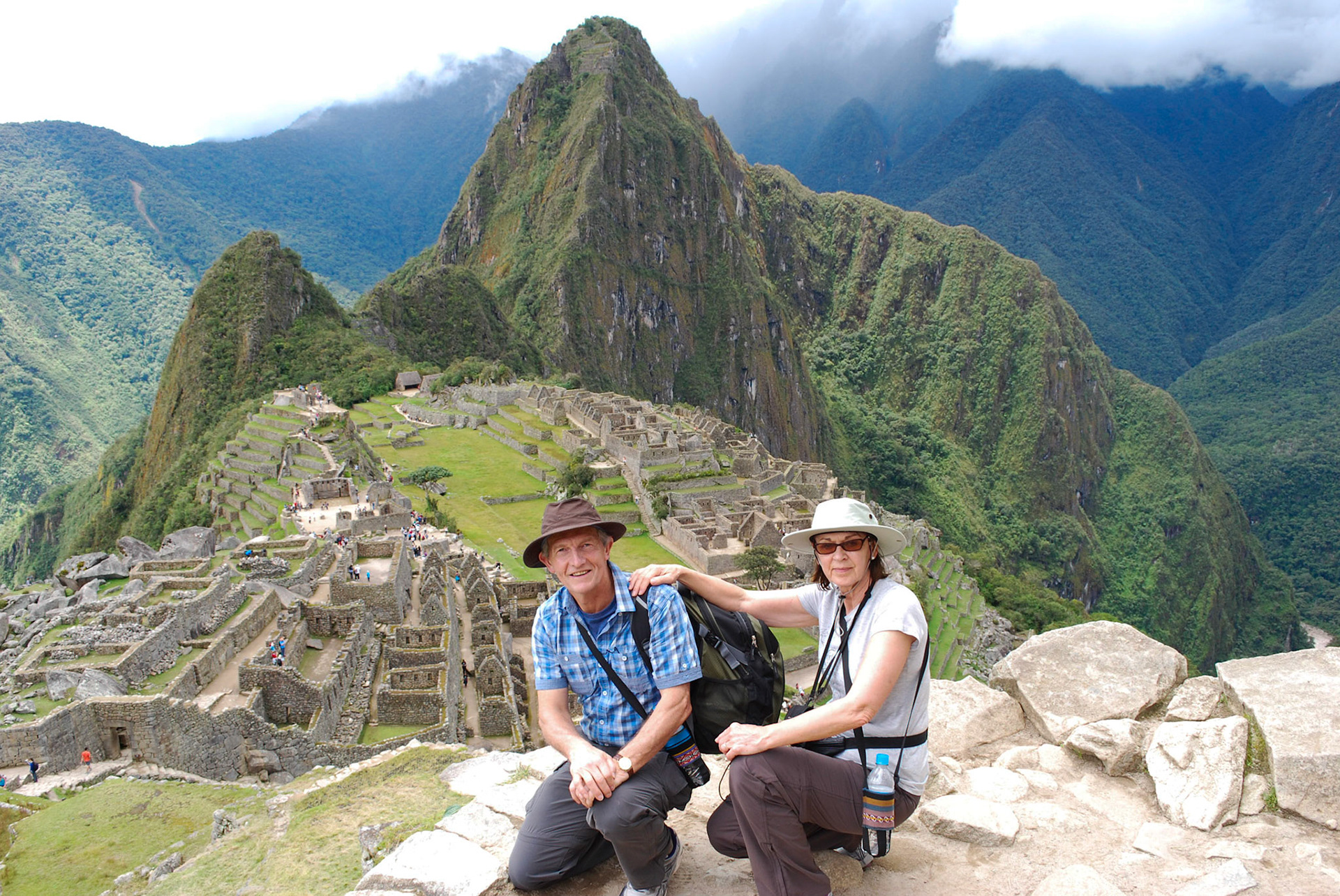 David and Catherine at Machu Picchu, Peru