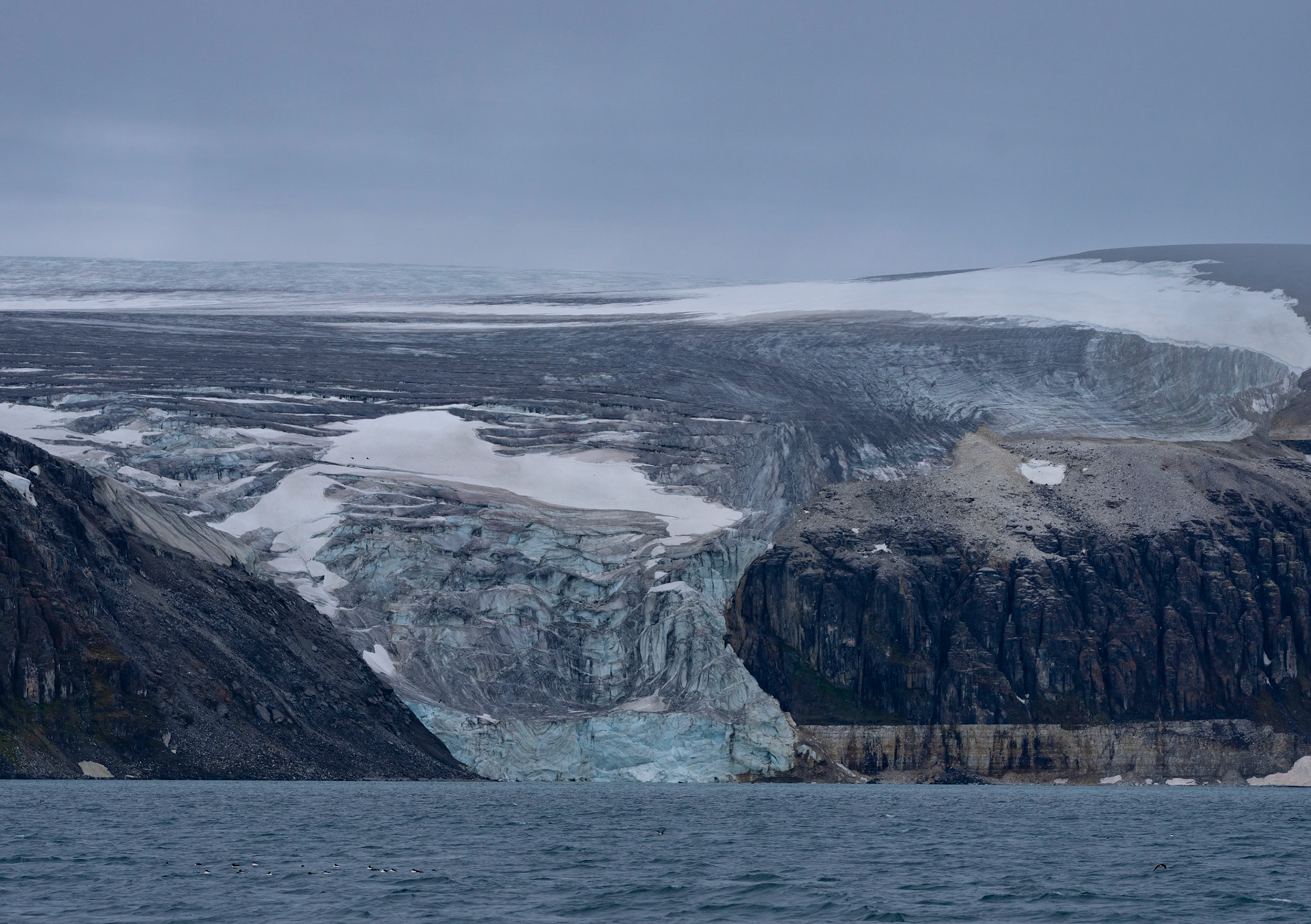 Hinlopenbreen Glacier, Svalbard. 04-08-2022.