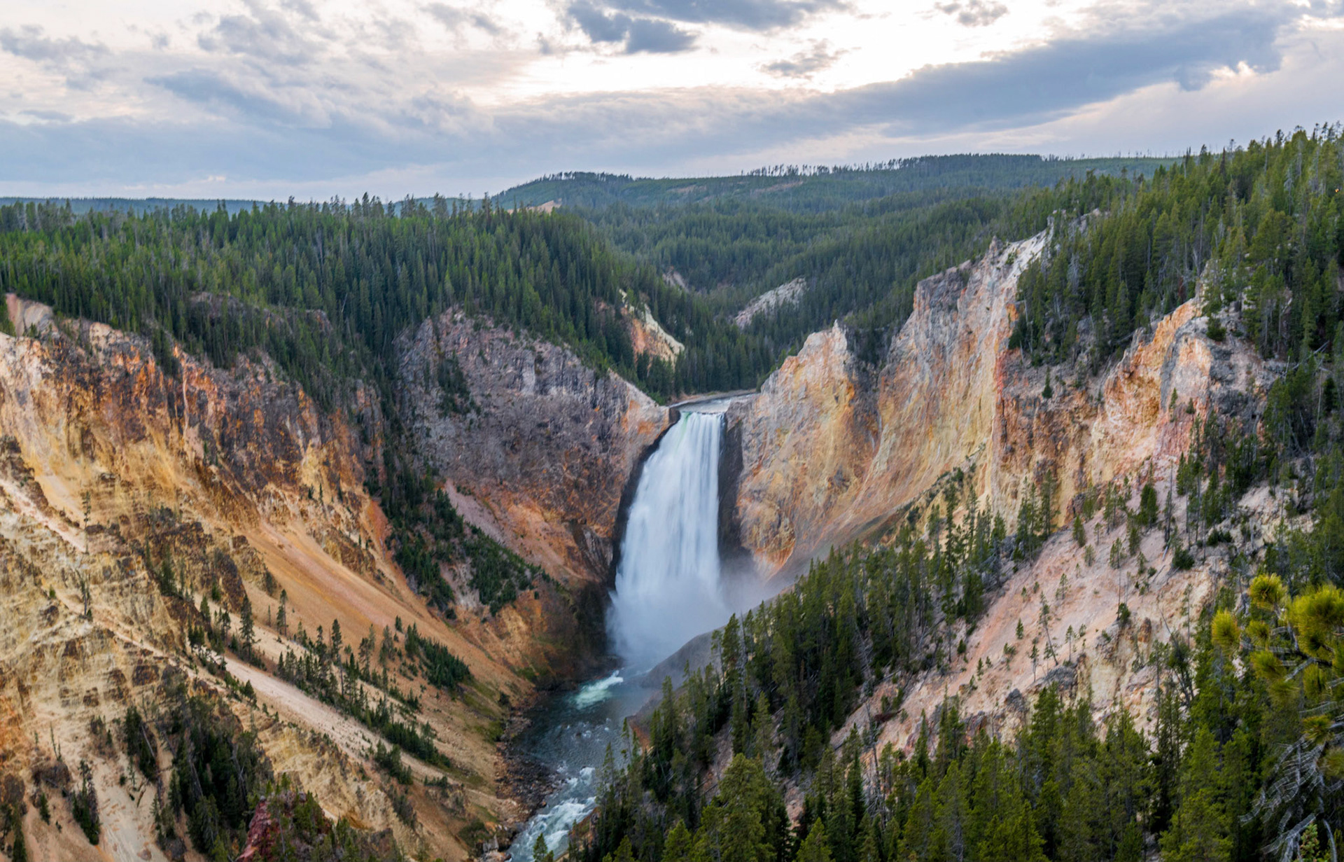 Artist Point Yellowstone River. Wyoming 13/09/18