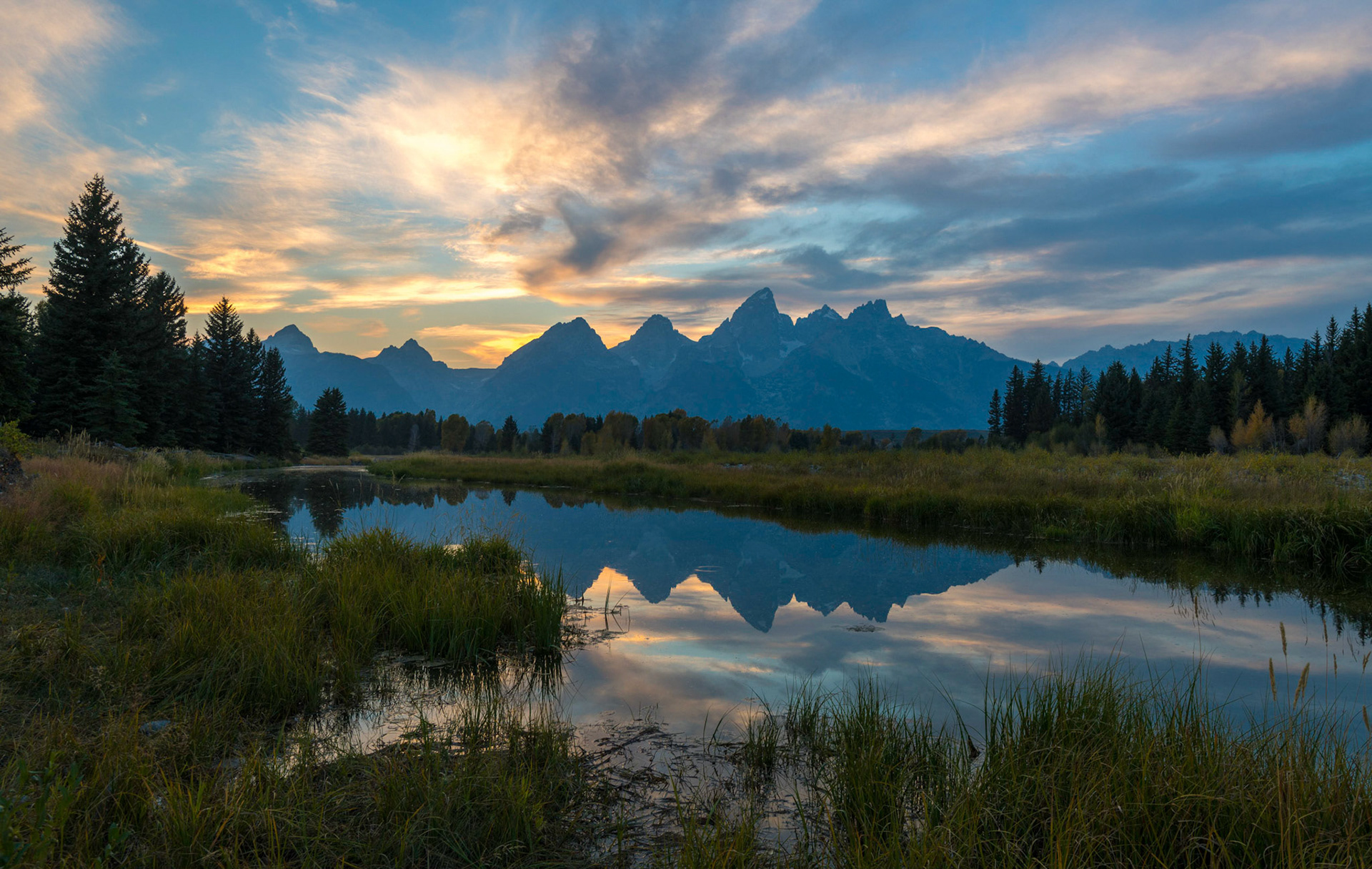 Snake River Sunset. Grand Teton NP. Wyoming 12/09/18