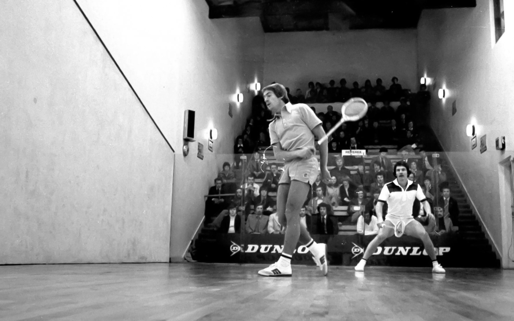 1978 Dunlop Irish Open, G. Hunt (World Champion) v D. Gotto (Irish Num. 1--with mustache)