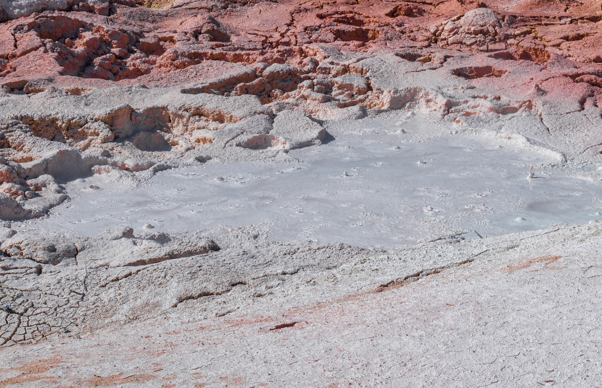 Mud Pots. Yellowstone Wyoming 12/09/18