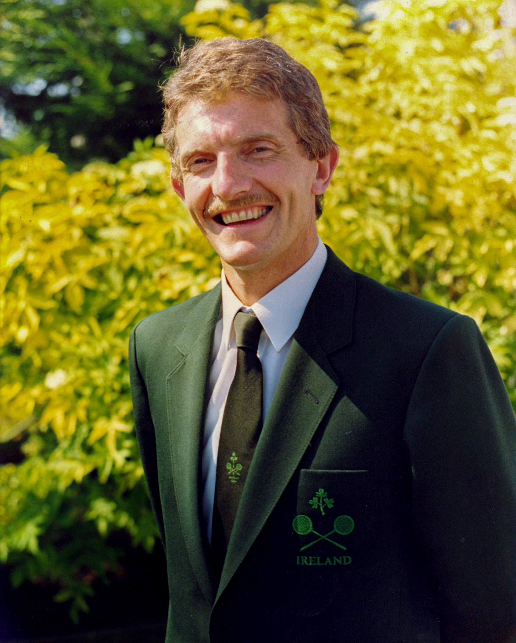 D. Gotto having just beaten the world record of 106 International Squash Caps