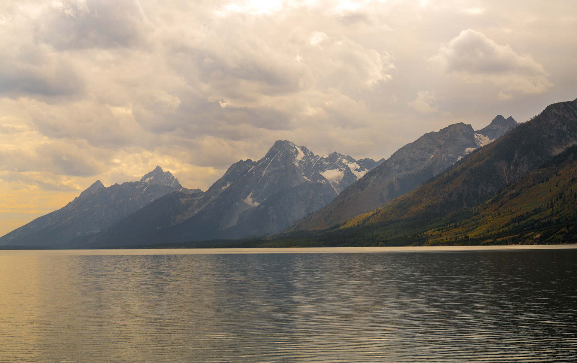 Jackson Lake. Yellowstone Wyoming 13/09/18
