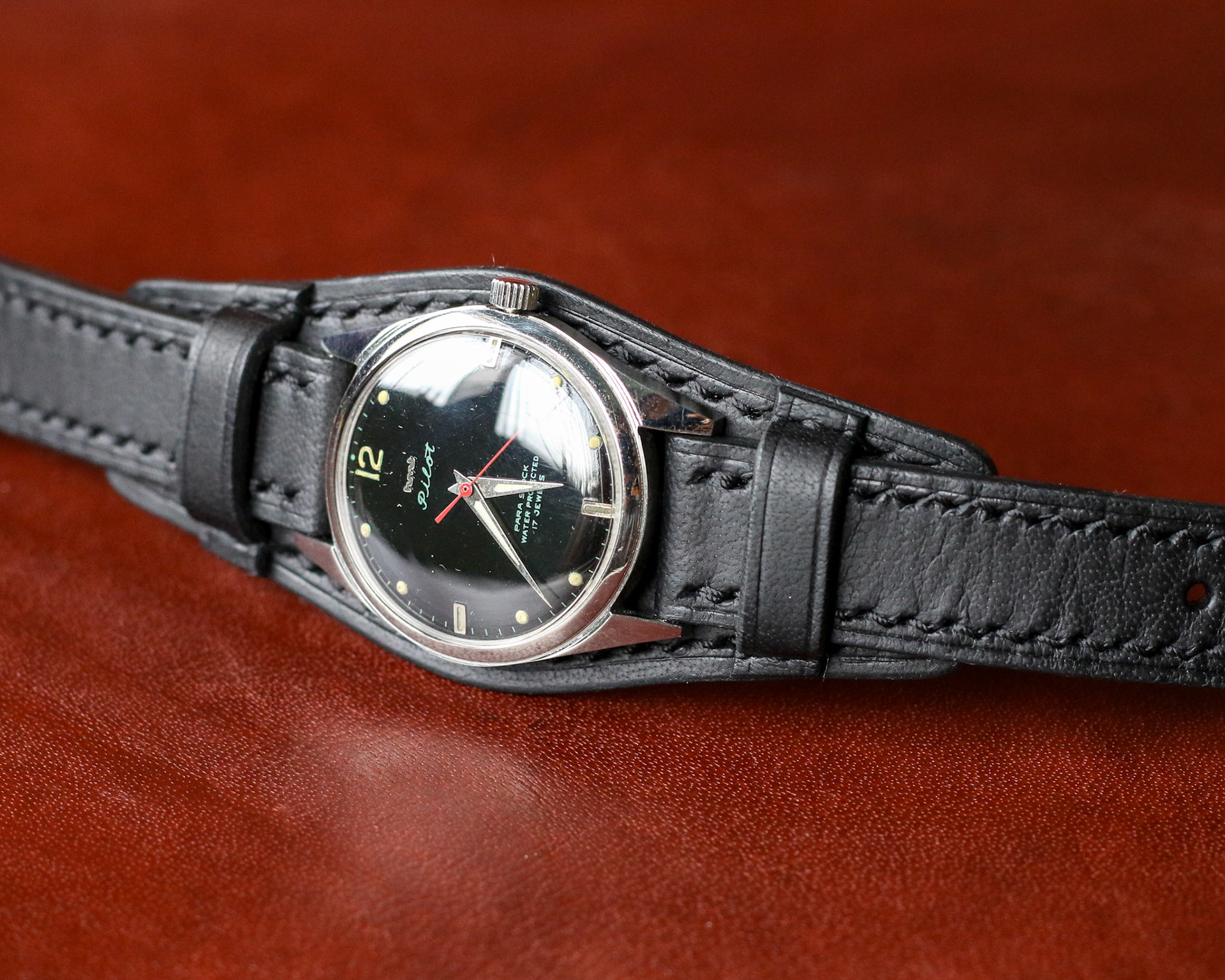 hmt pilot on a custom made bund strap