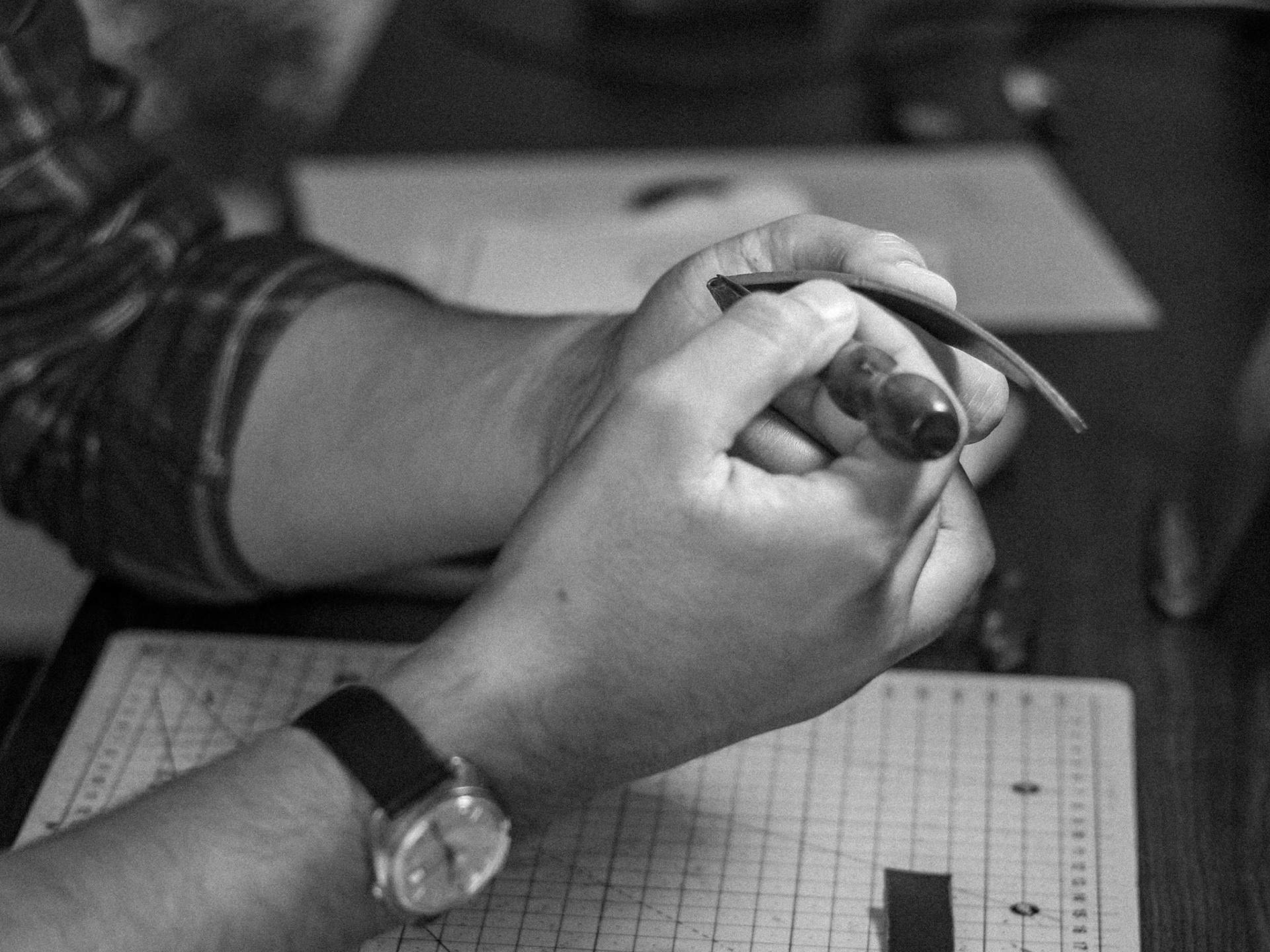 atern goods bespoke leather strap