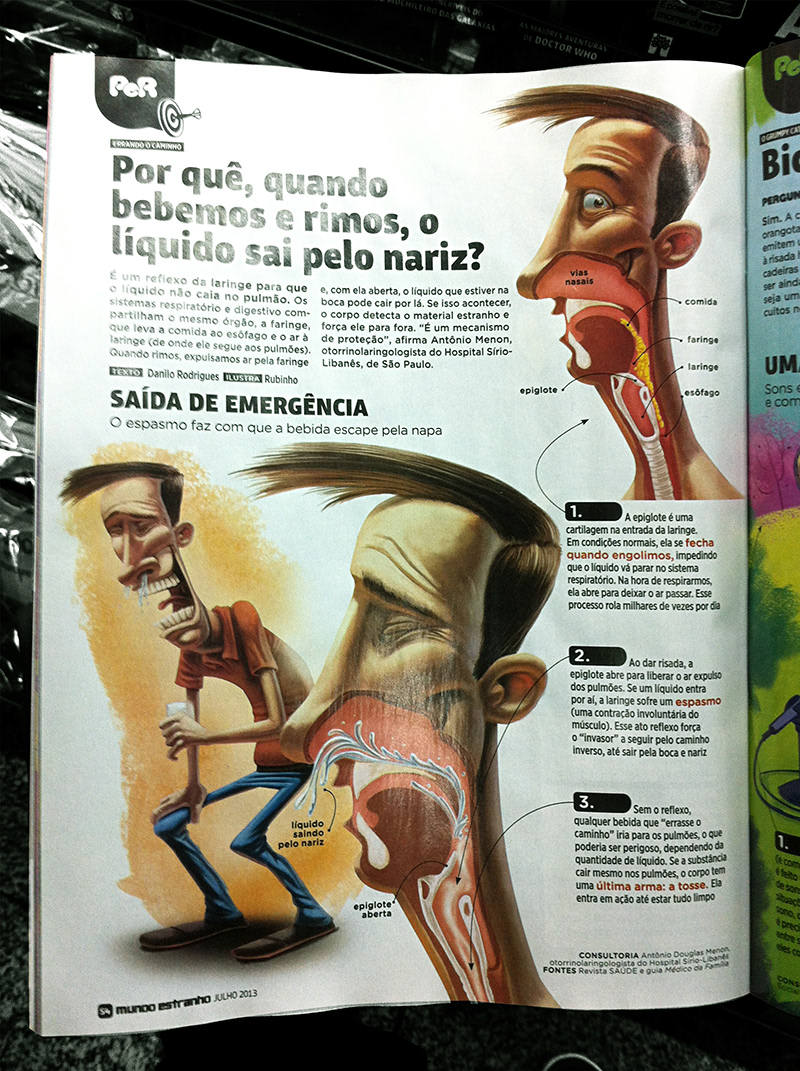 Rubens Gomes Illustrator - Illustration for Mundo Estranho Magazine