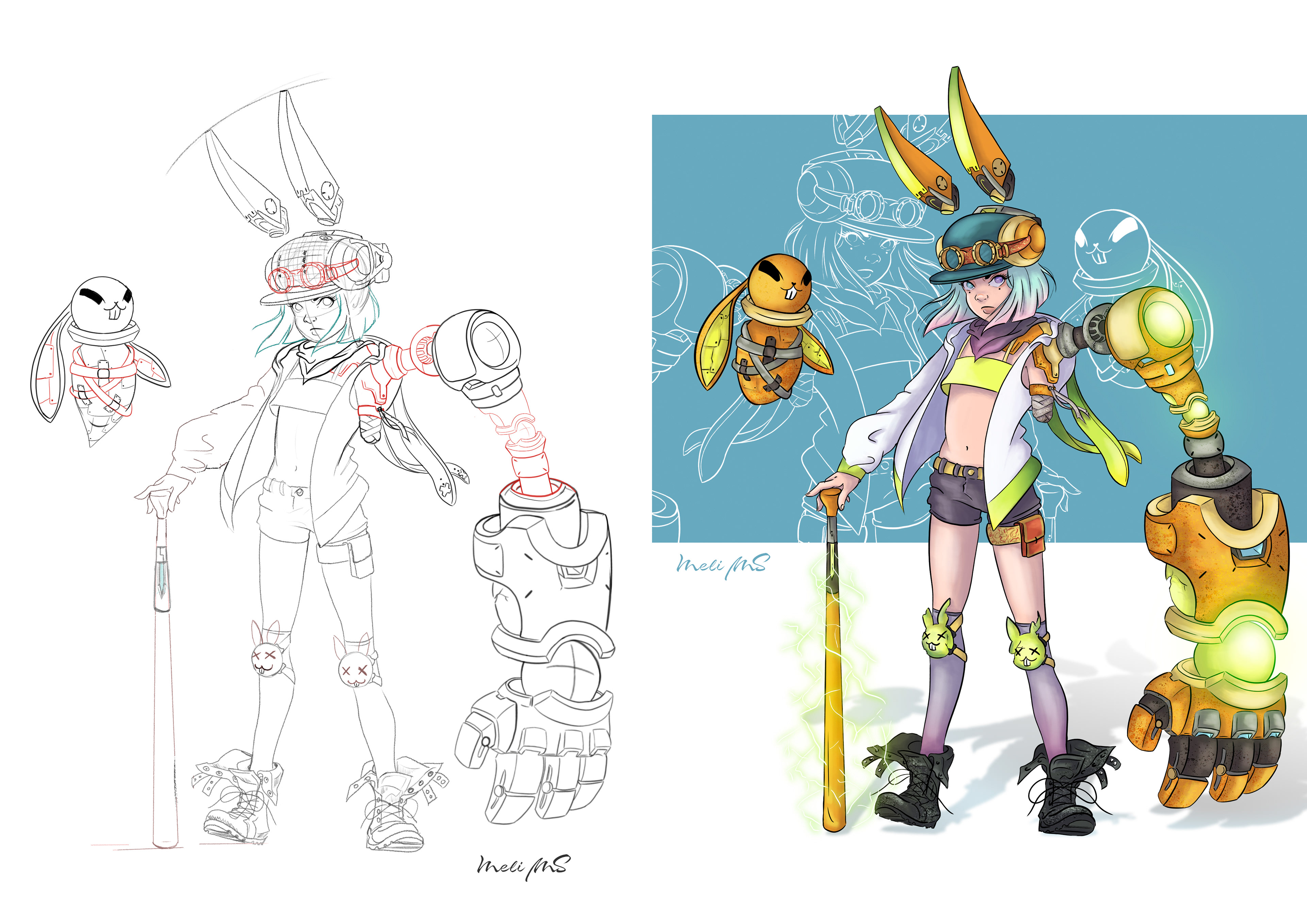 OC | Metalbunny