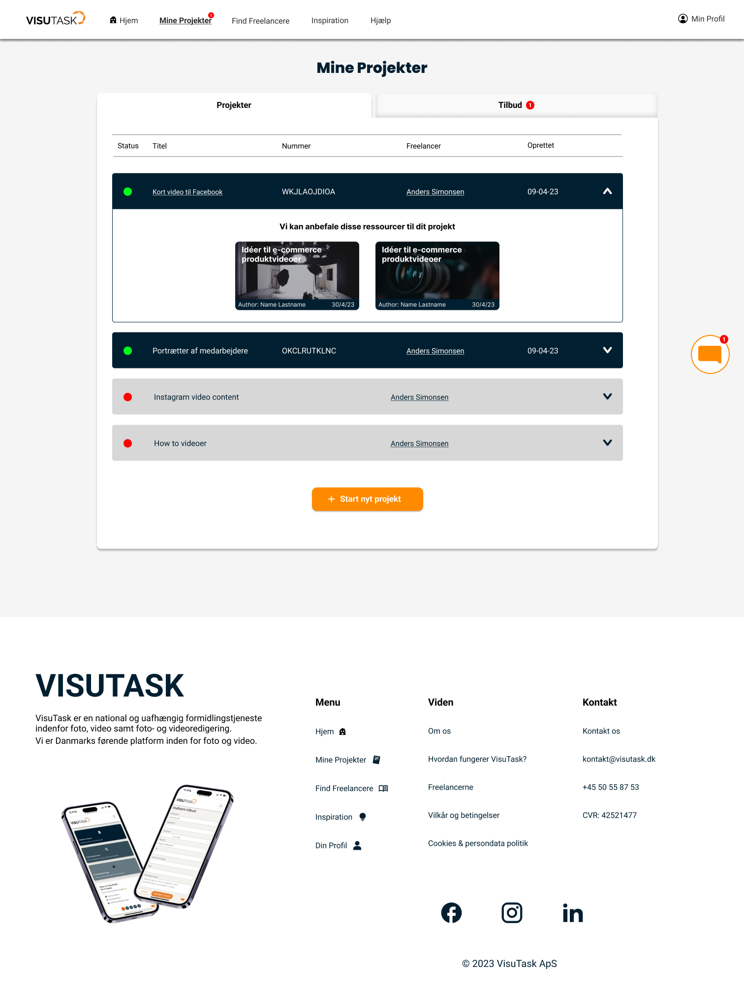 Mine Projekter
