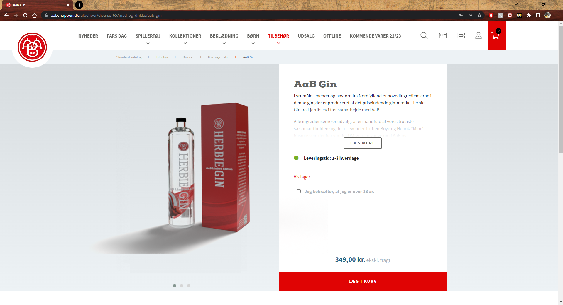 Produktside Mockup