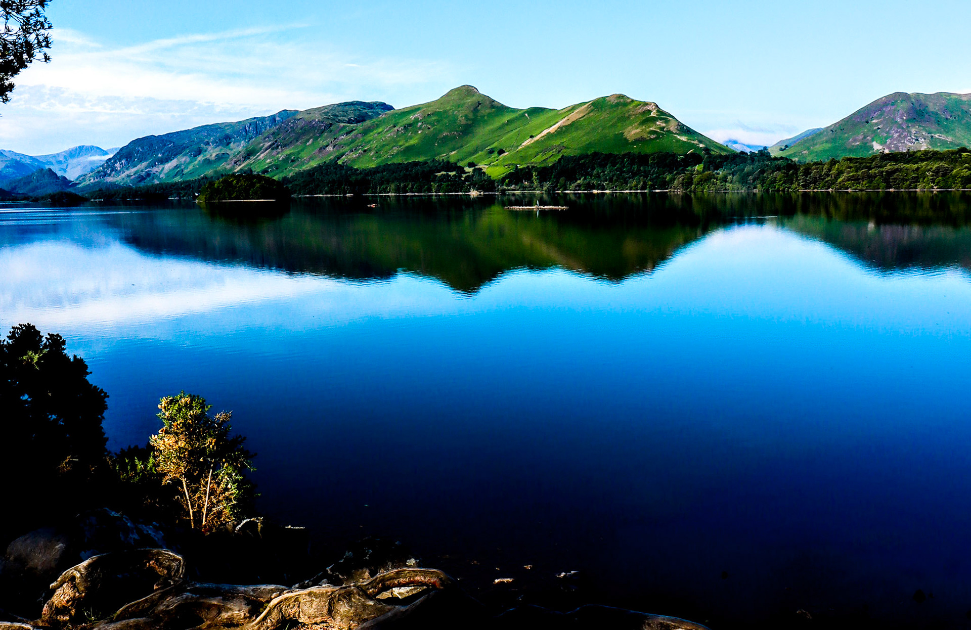 Catbells from Keswick, Lake District, UK