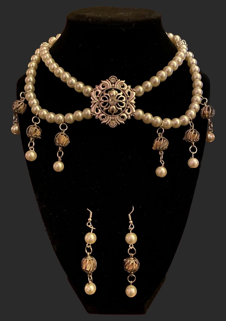 Folk magic jewelry set