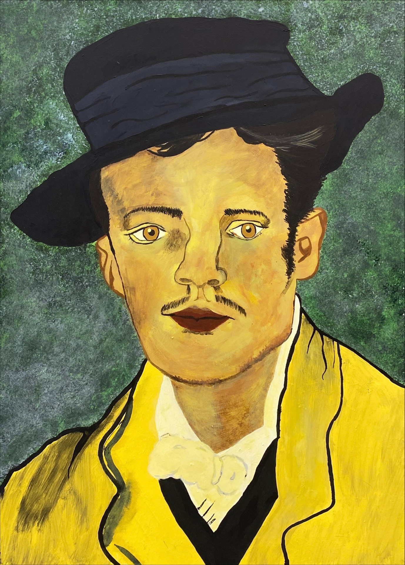 Study of Portrait of Armand Roulin by Vincent Van Gogh