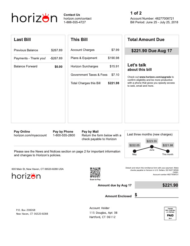 Cellphone Bill