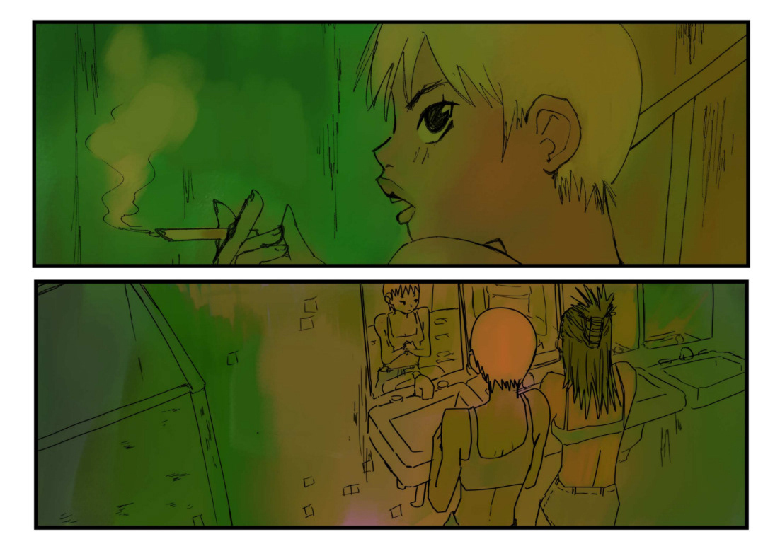 FALLEN ANGEL STORYBOARD, 2020