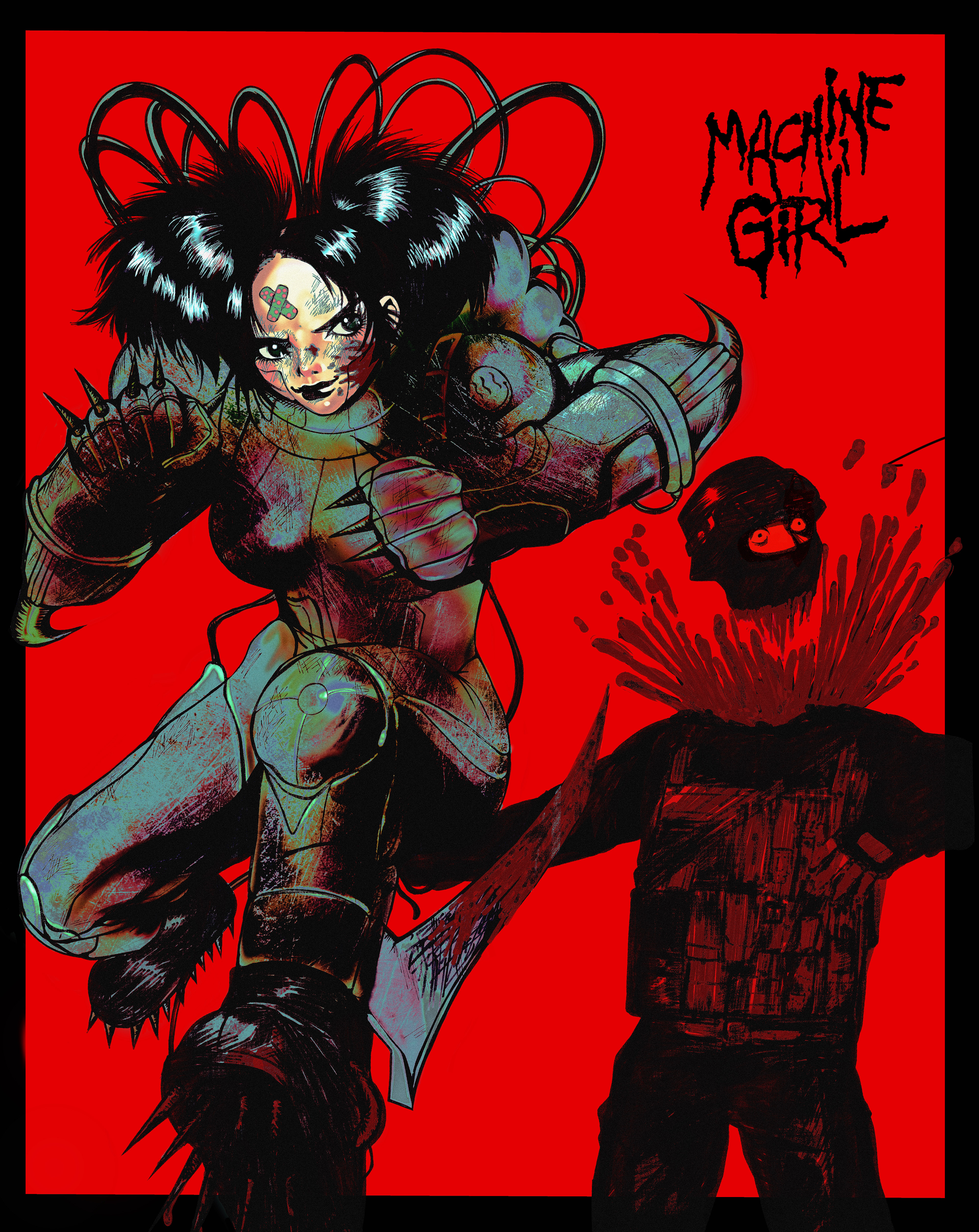 ALTERNATE MACHINE GIRL LATIN AMERICAN TOUR POSTER, 2025