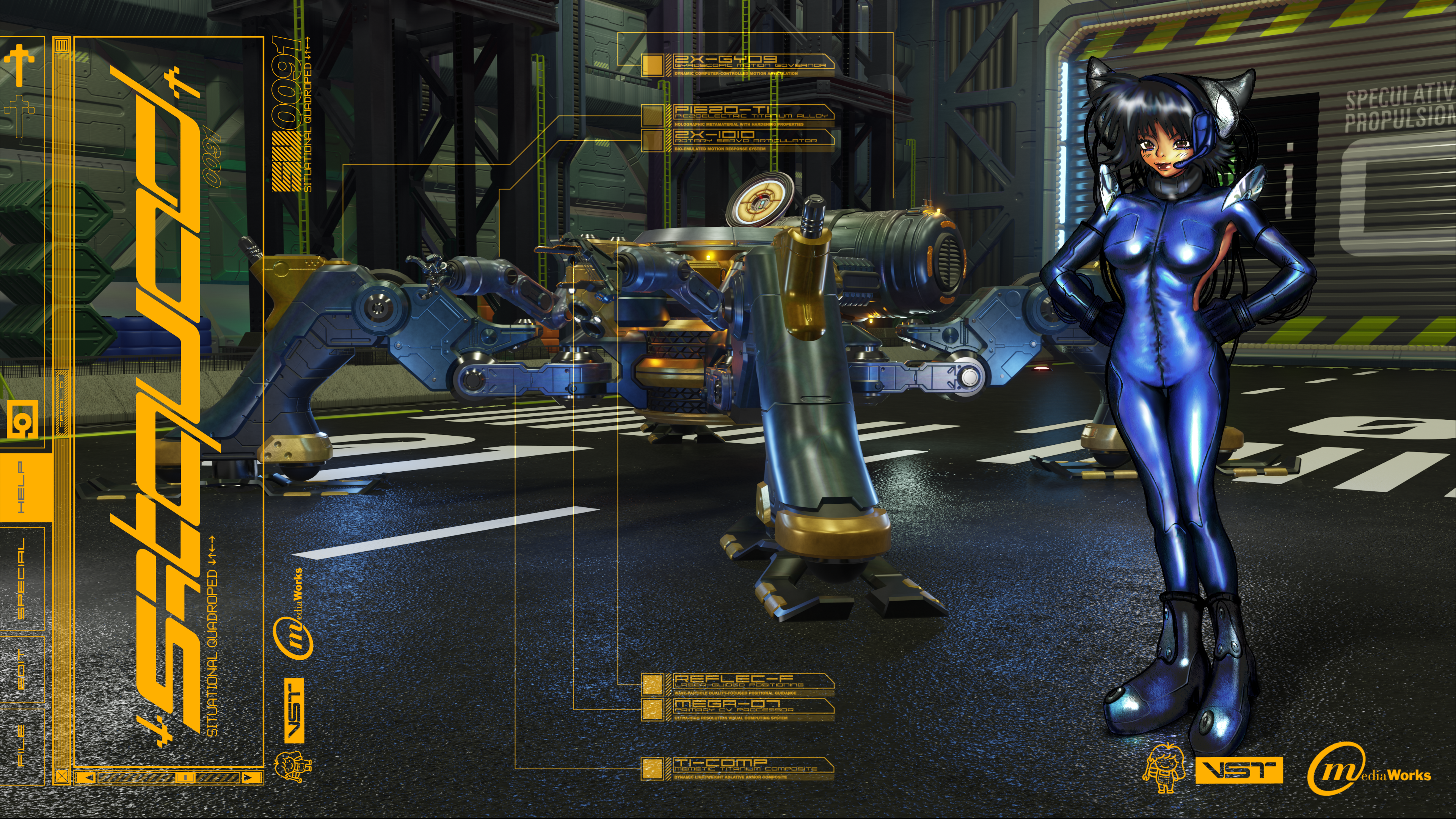 SPIDER MECH (3D/GRAPHICS BY DV_I, CHARACTER BY ME), 2025