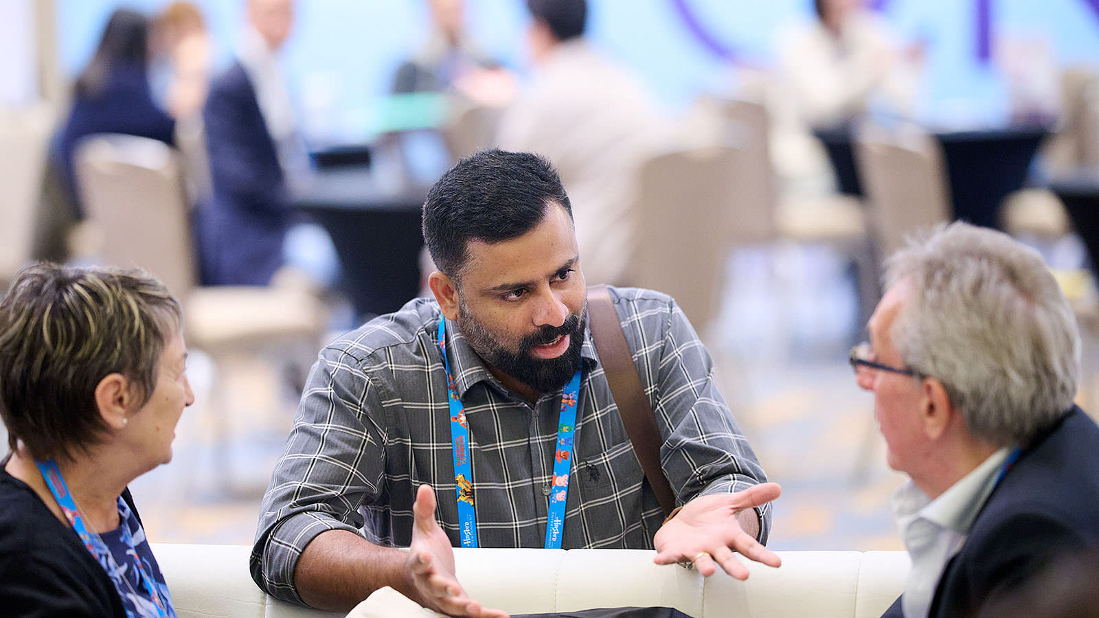 Engaging with business clients.