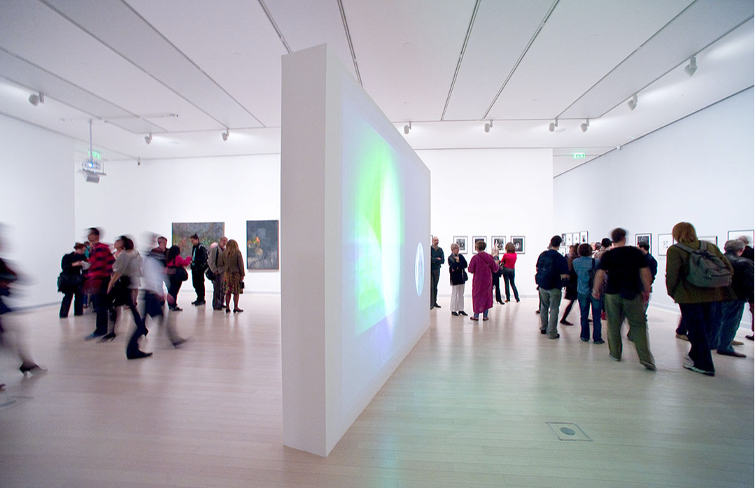 Interior photography in the Ludwig Museu
