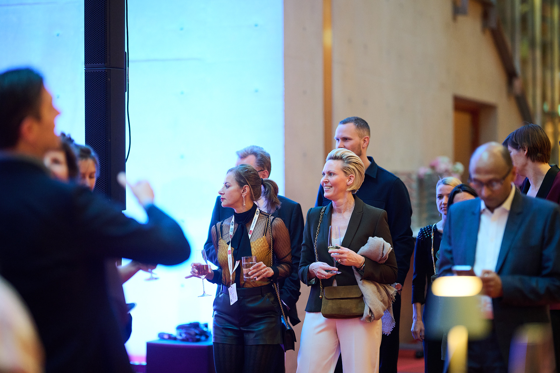 Guests arriving to the gala dinner at AXICA Berlin