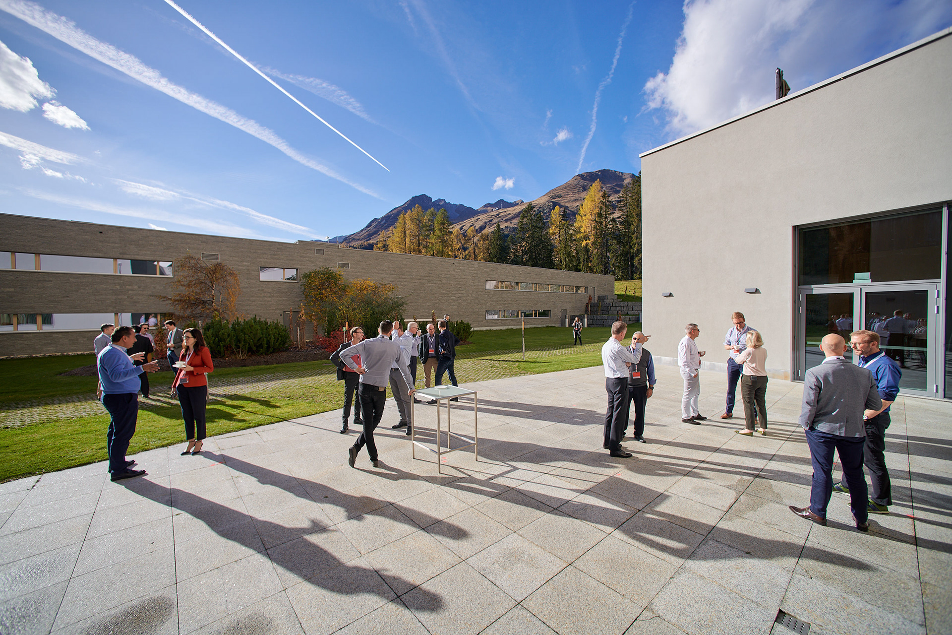 Corporate summit in Davos.