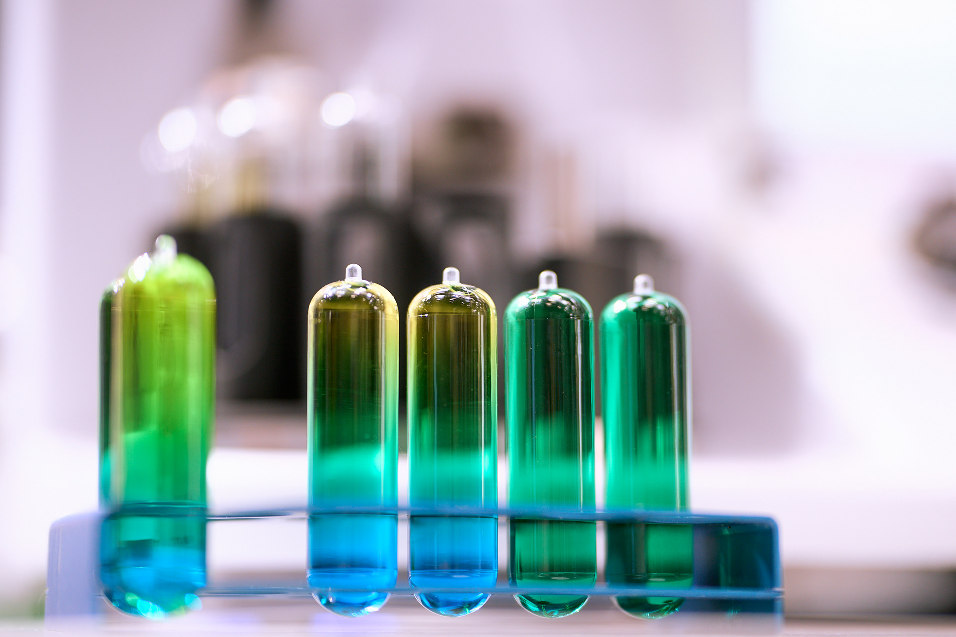 Cutting-edge biotechnology at a medical congress exhibition