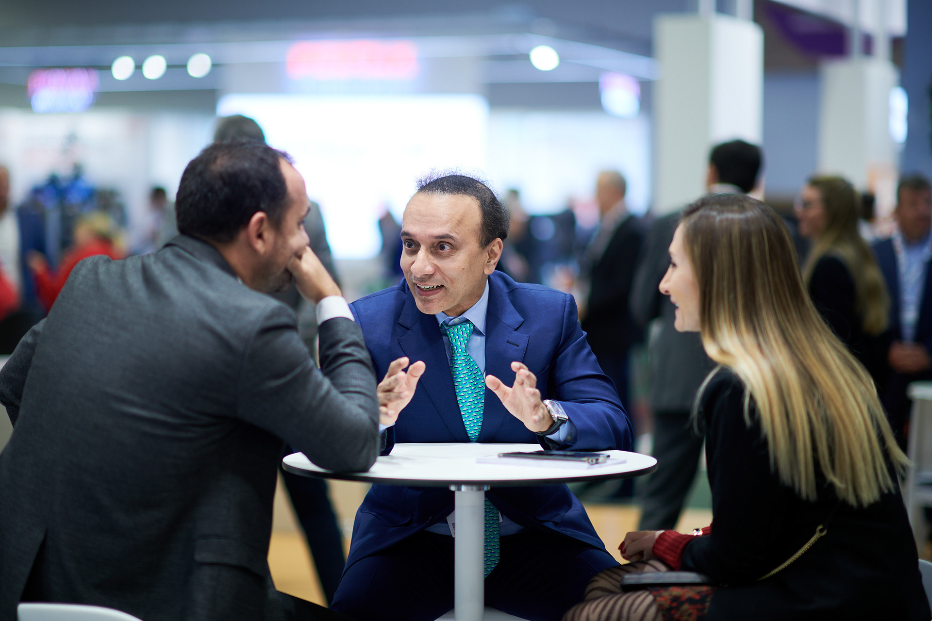 Engaging interactions among event attendees.