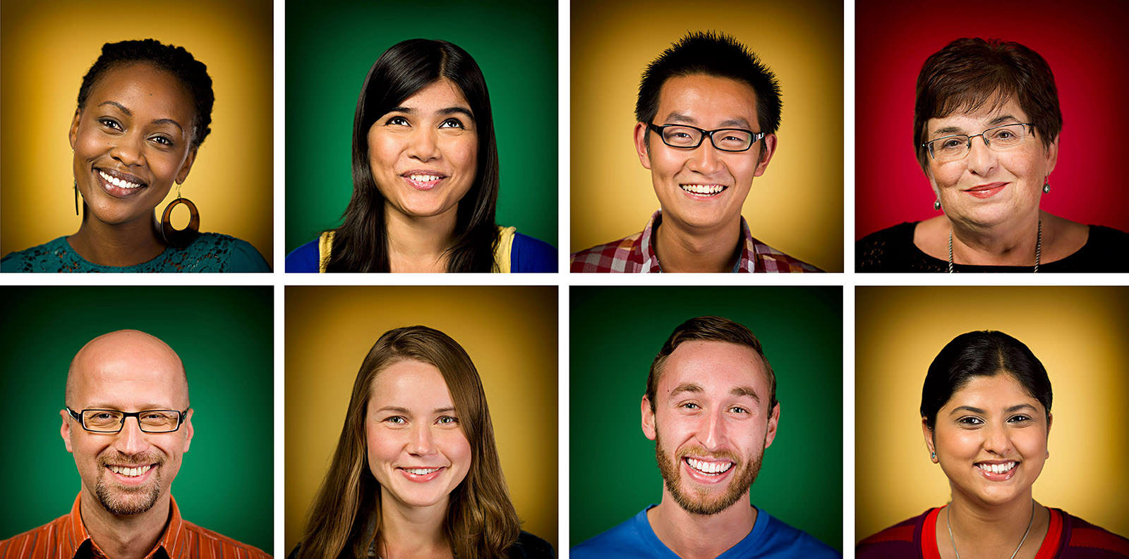 Authentic employee portraits