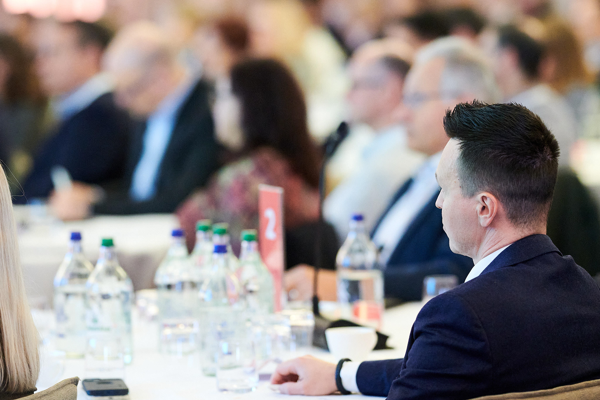 Photo of a conference session.