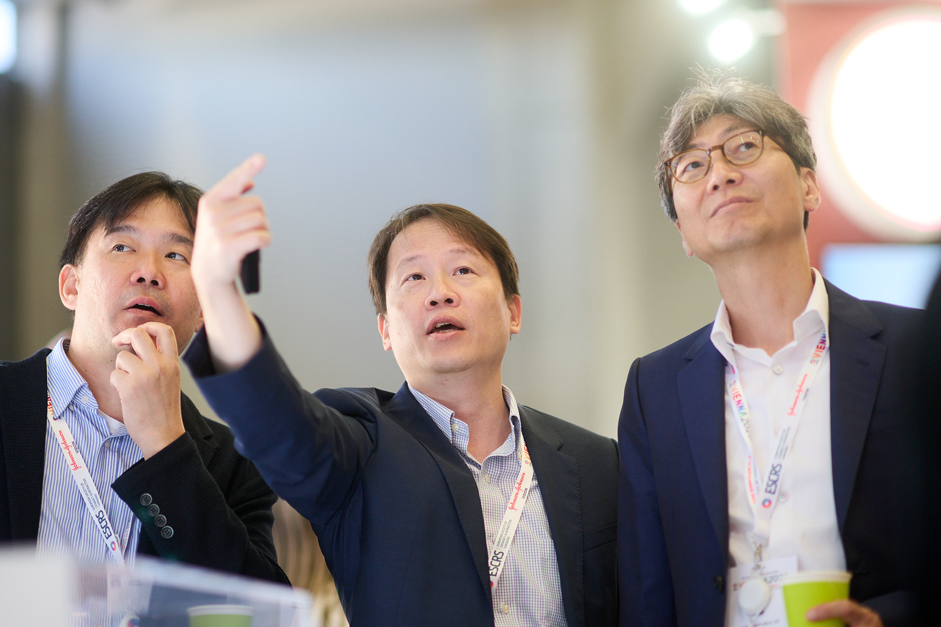 Congress attendees at ESCRS in Vienna