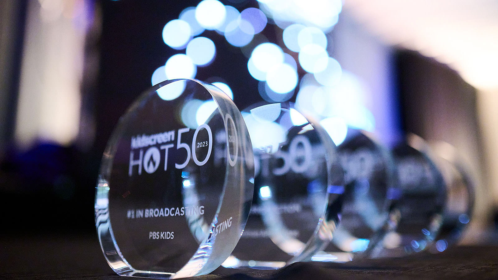 Awards ready for presentation.