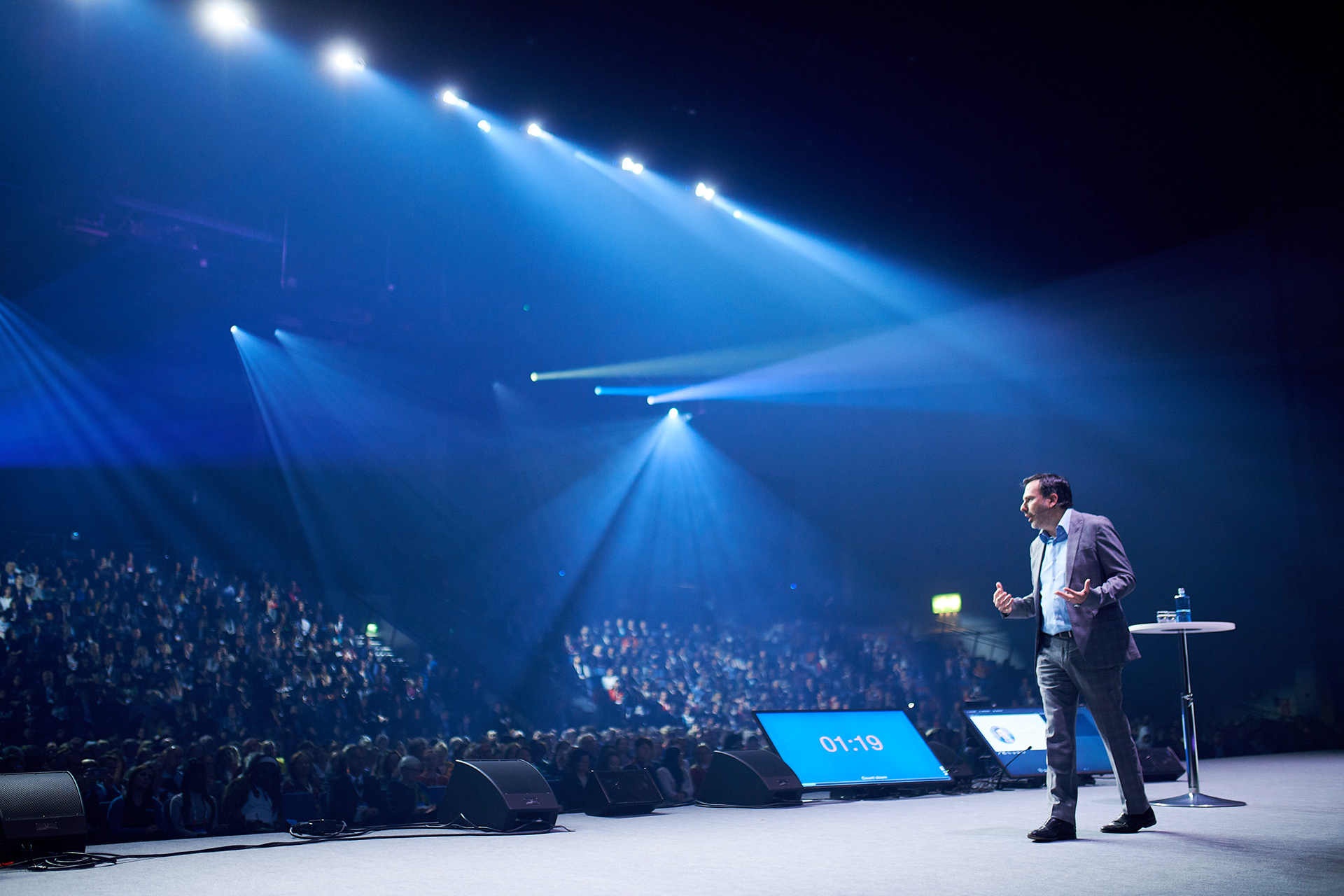 A keynote speaker at the Opening Session.