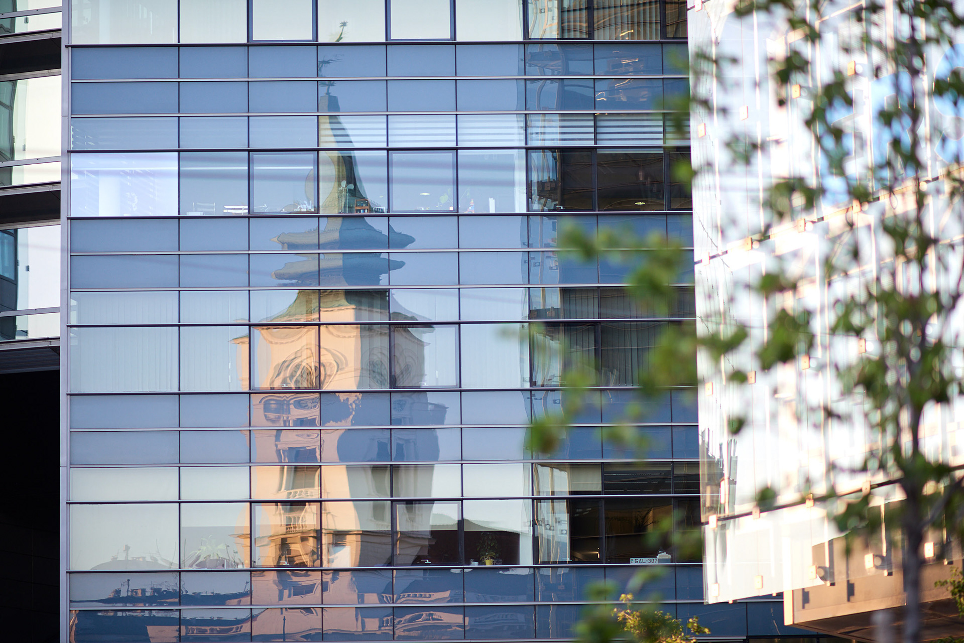 Office buildings in Budapest
