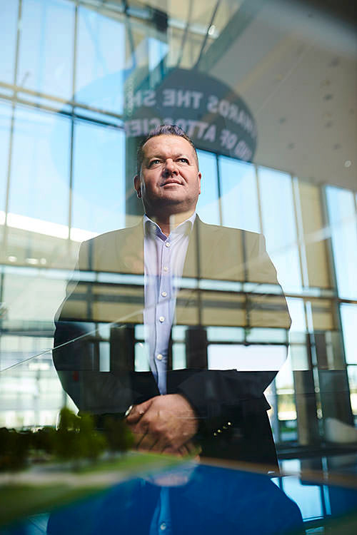 Executive portrait in the workplace
