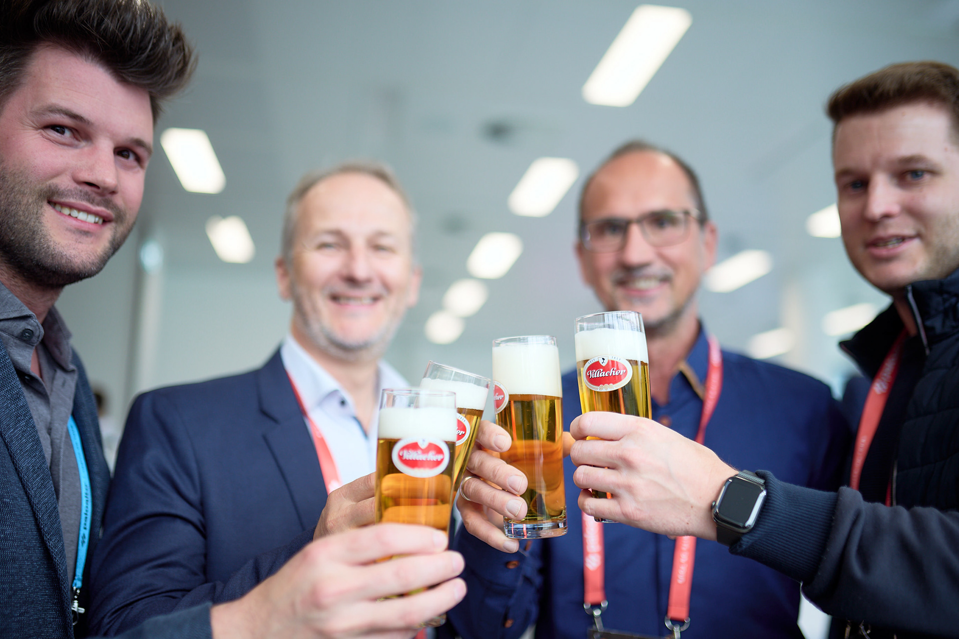 Business professionals networking