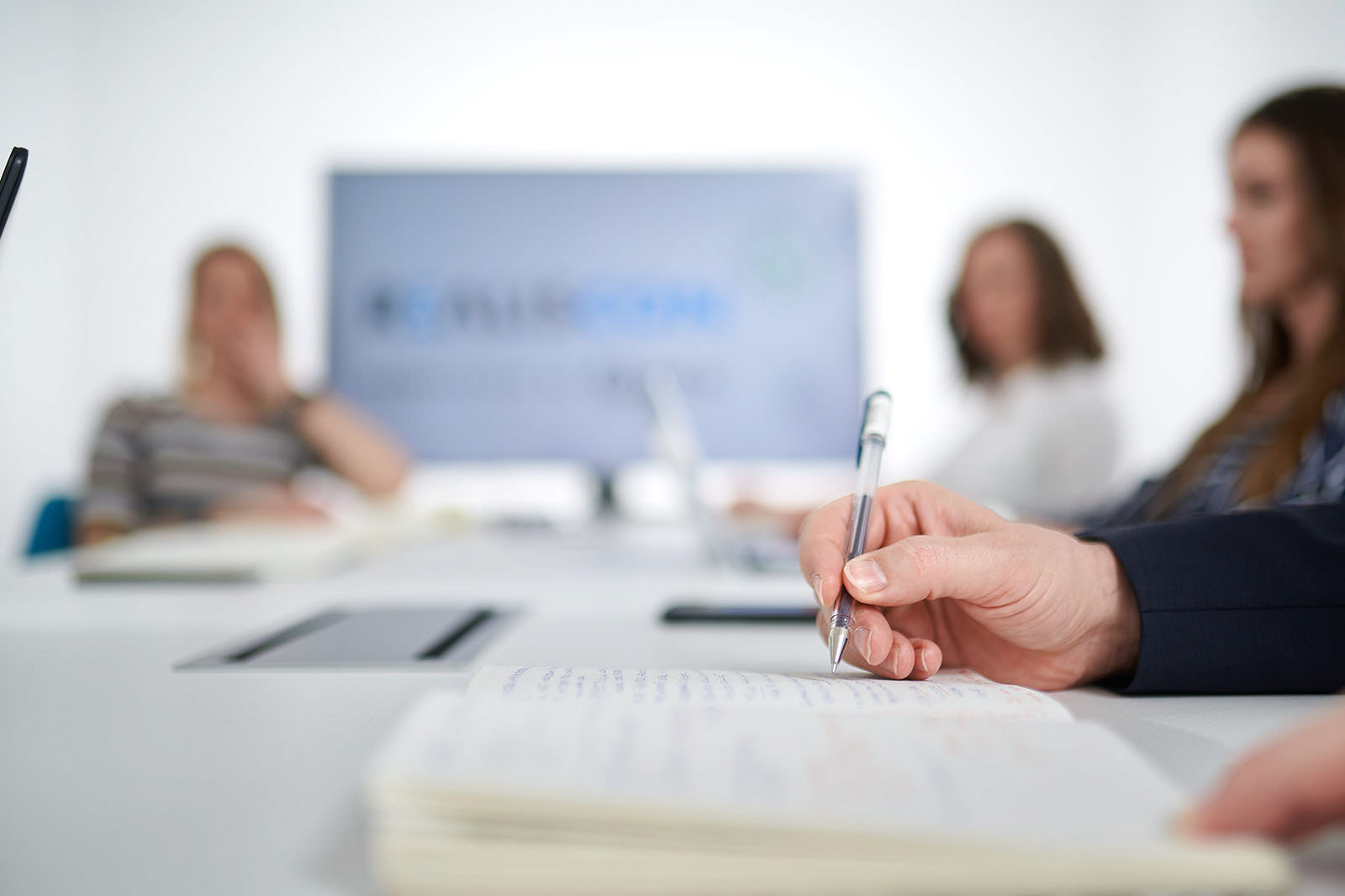 Corporate meeting in the office.