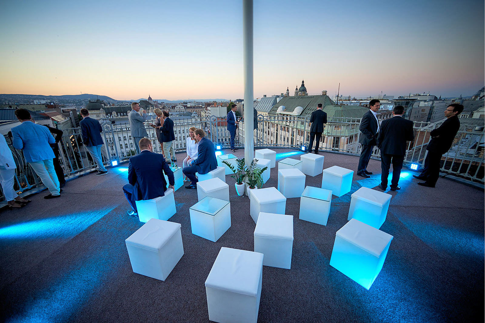 Elegant event venue located in Budapest.