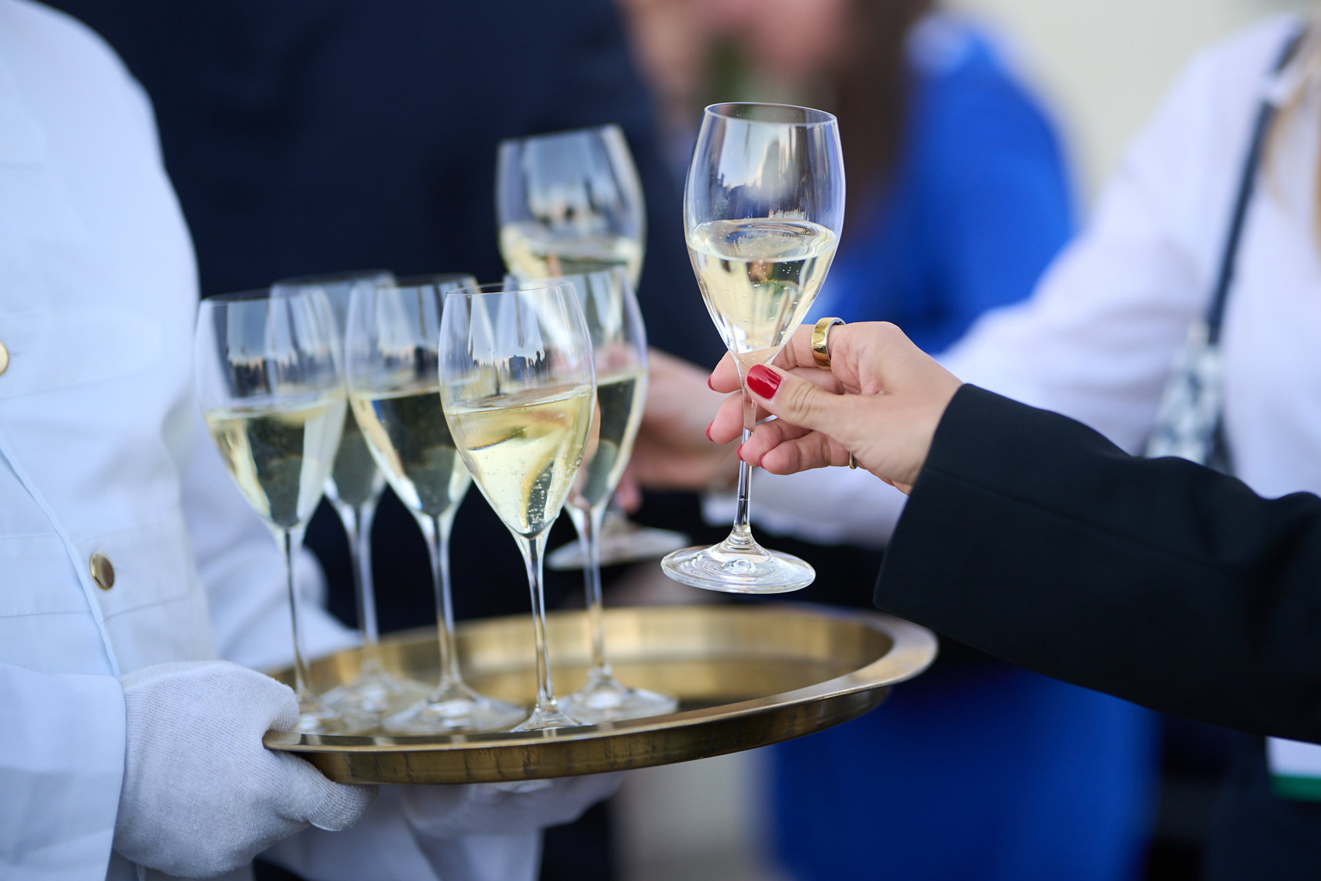 Elegant reception photoshoot in Rome