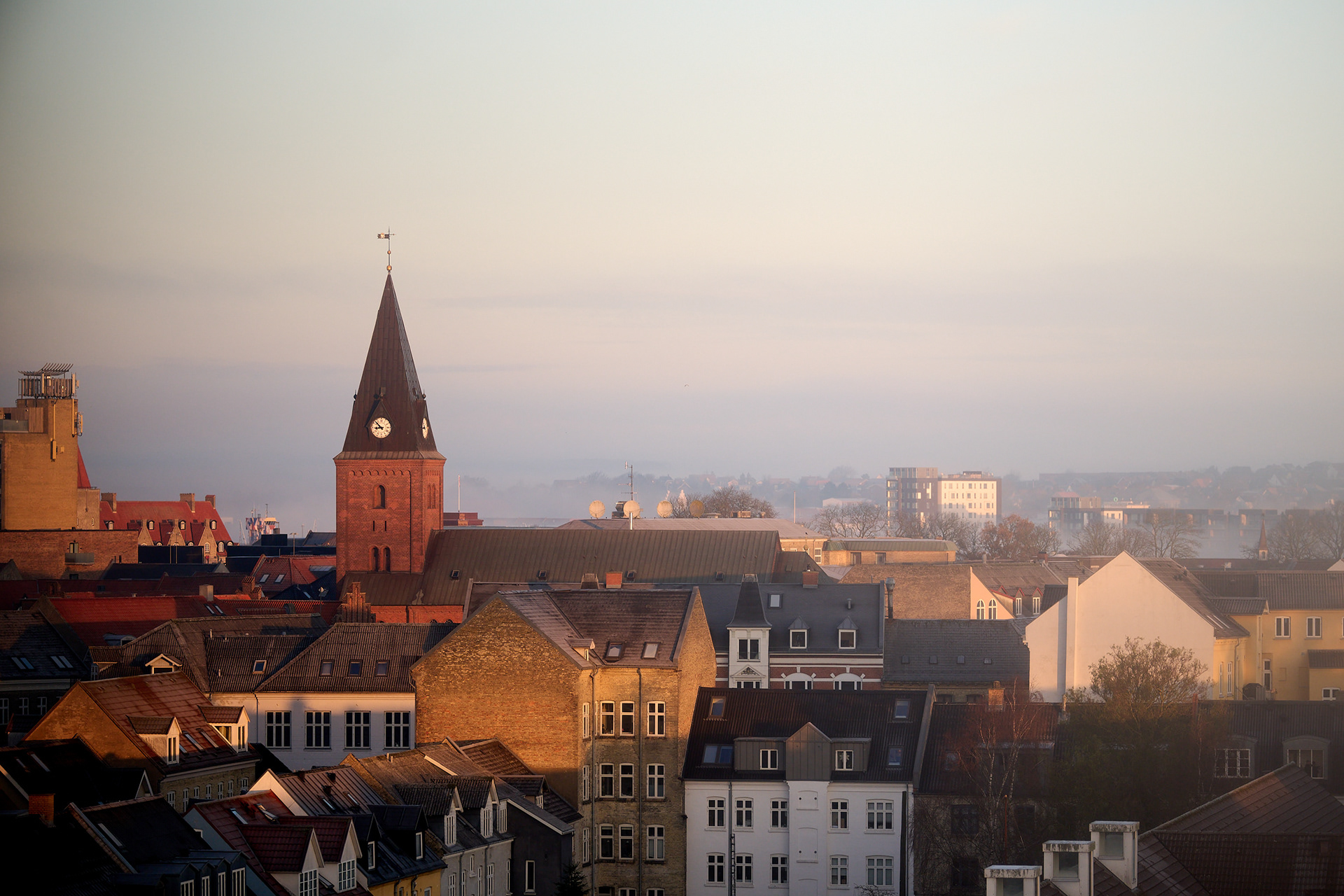 Aalborg in the morning hours