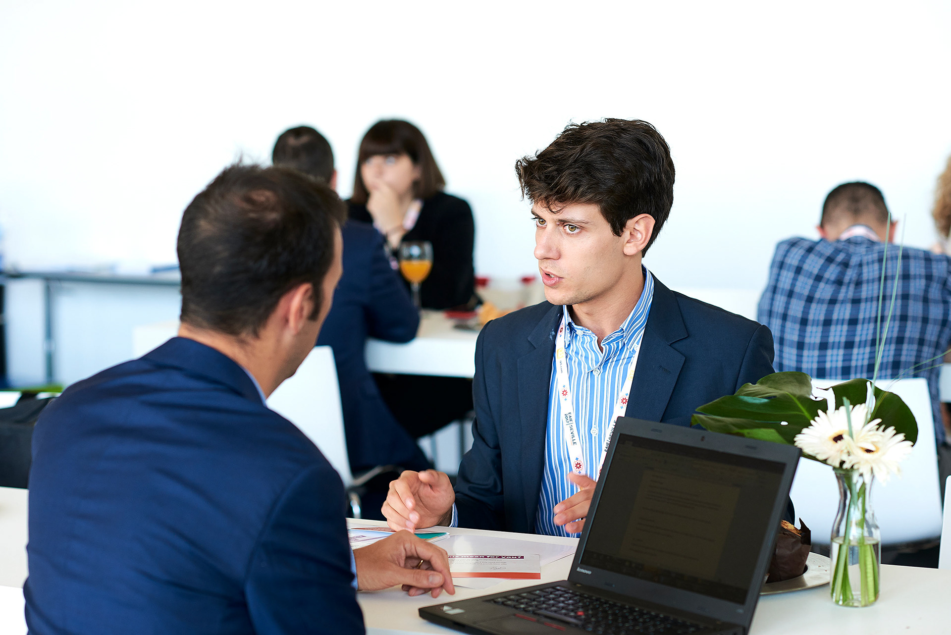 Meeting with industry professionals