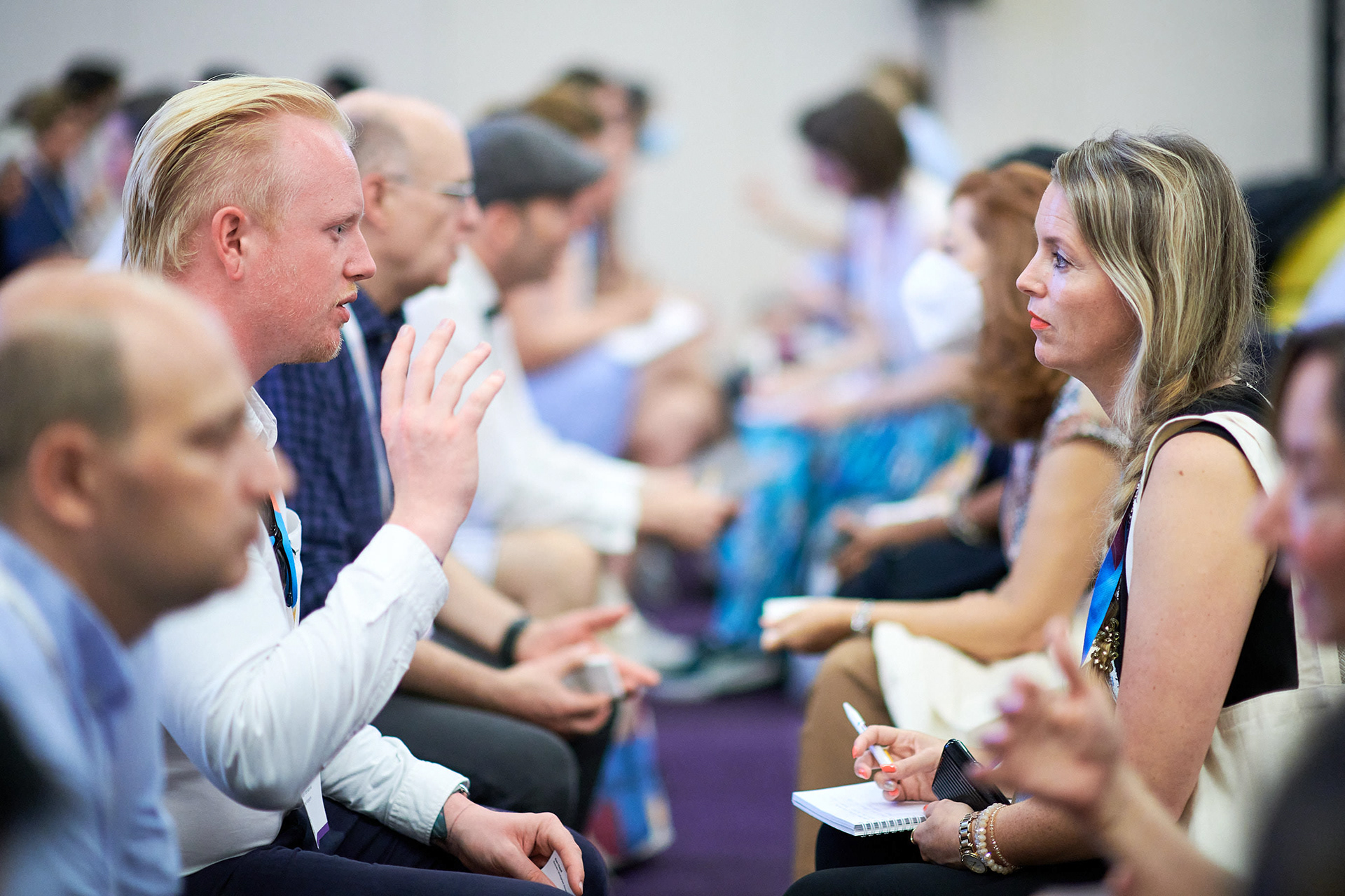 Networking at the conference