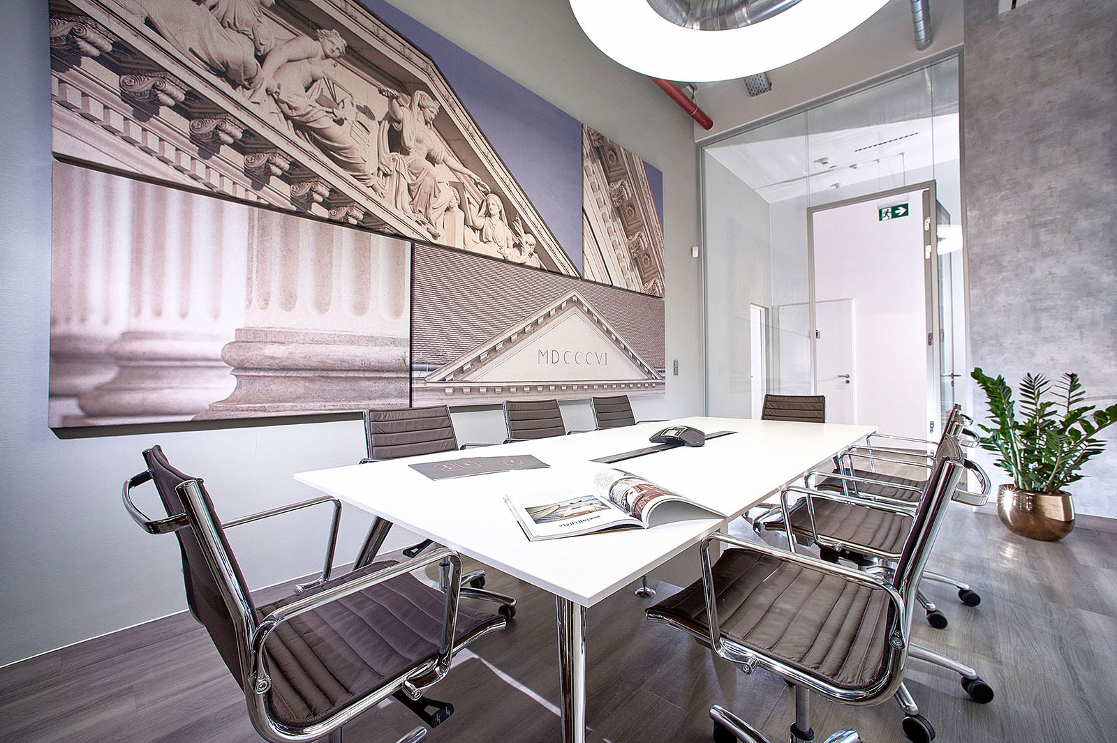 Irodai enteriőr Budapesten