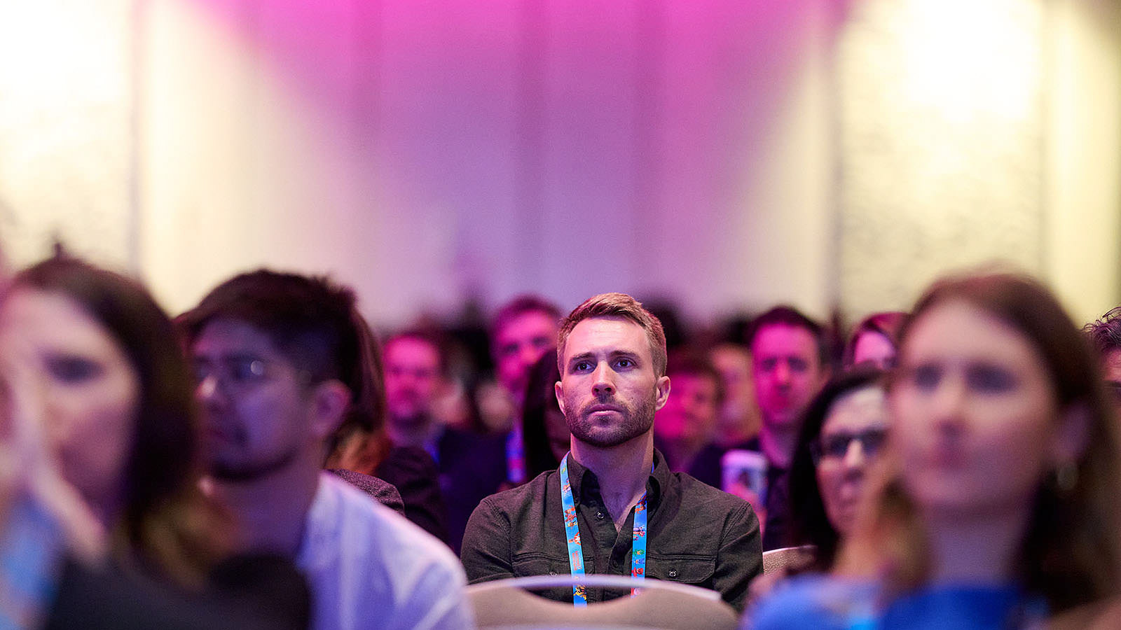 Attentive audience participating in the session.