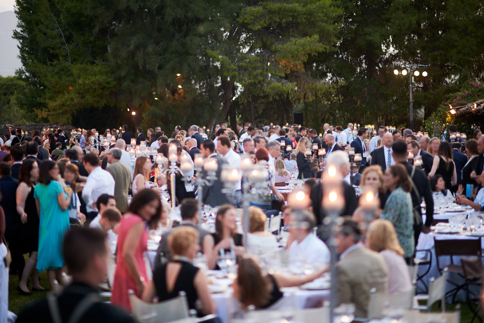 Many attendees at the reception
