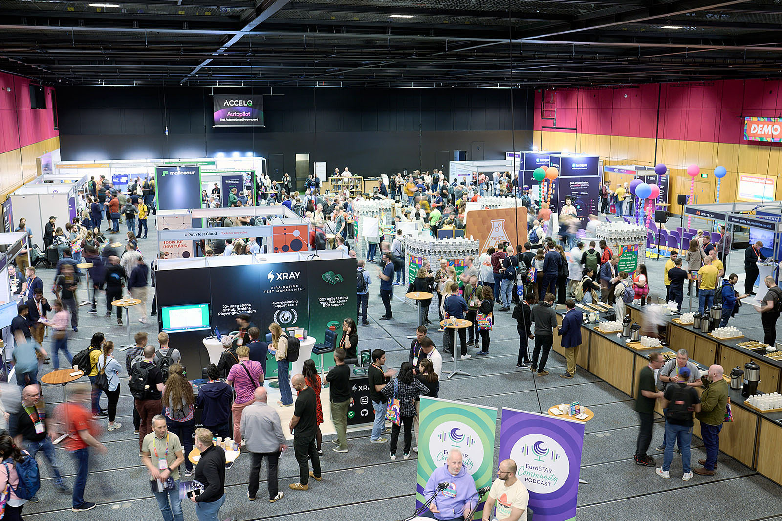 Packed hall at the EICC Trade Fair, Edinburgh