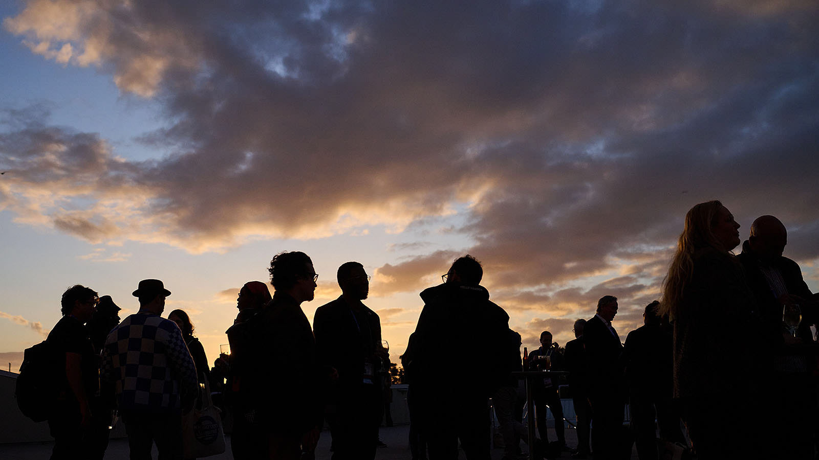 Event photo captured during the sunset in San Diego.